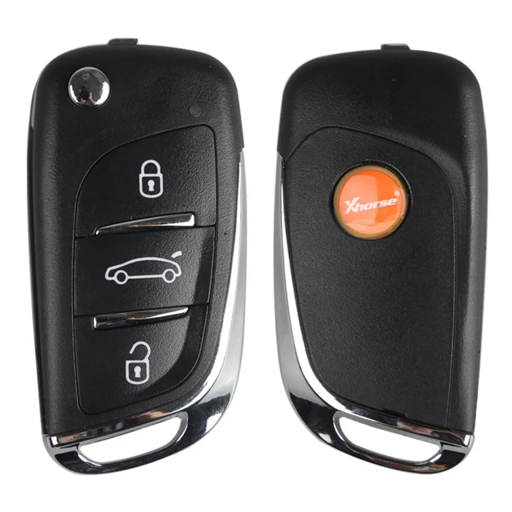Xhorse XEDS01EN DS Style 3 Button VVDI Remote Control Car Key Work on All ID as the Super Chip for VVDI2 Tools 5pcs/Lot