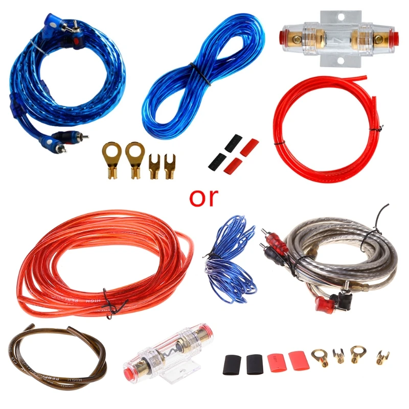 Holder 1500W8GA Car Audio Subwoofer Amplificateur Câblage Fuse Kit Fil Cable Set