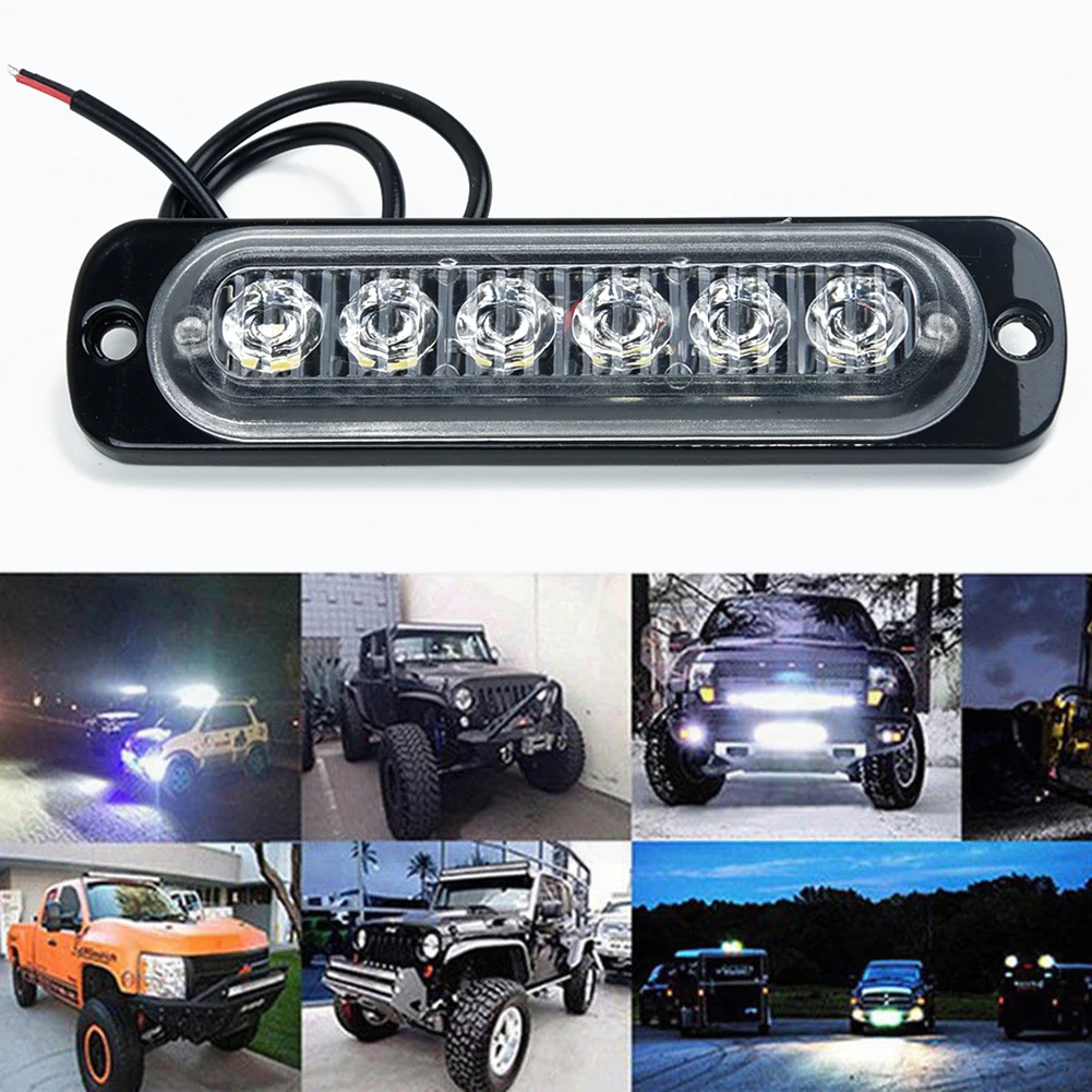 Universal LED Lights Work Bar Lamp Driving Fog Offroad SUV 4WD  Auto Car Boat Truck Emergency Lights Accessories