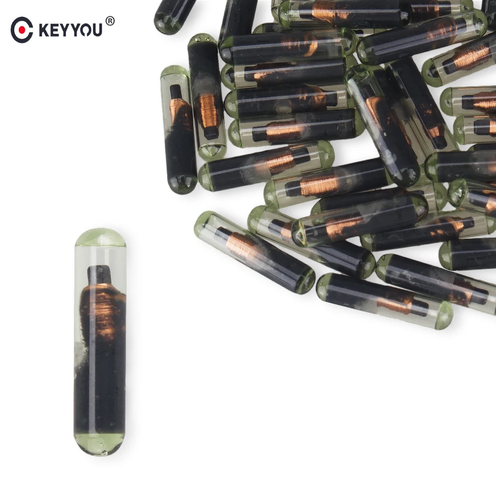 KEYYOU Car Key Glass Transponder ID48 ID 48 Chip T6 Crypto Unlocked Chip For VW Audi Seat Skoda Porsche