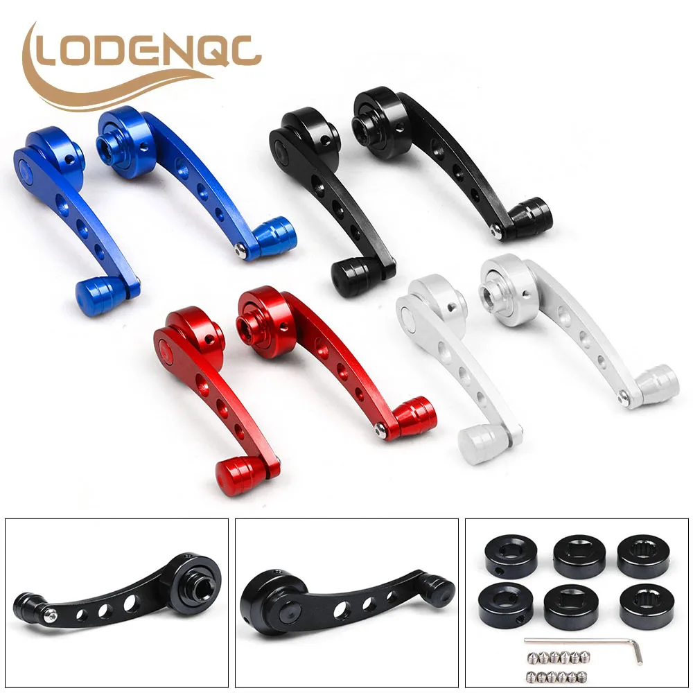 Lodenqc Universal Aluminum Alloy Car Manual Window Lifting Crank Handle Winder Lifter Riser Car Accessories Replacement