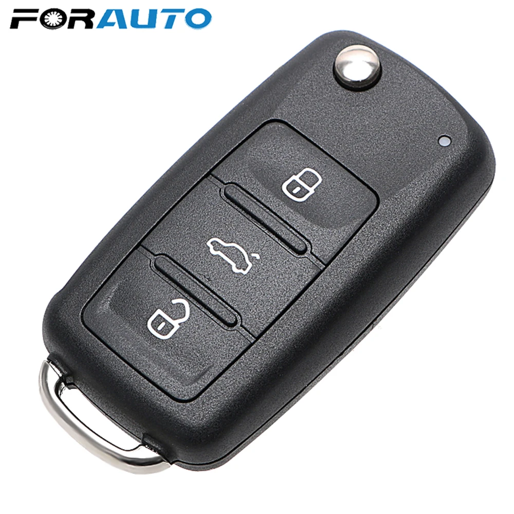 3 Buttons Car Key Shell Remote Flip for Beetle/Caddy/Eos/Golf/Jetta/Polo/Scirocco/Tiguan/Touran/UP For VW Blank Keys Cover Case