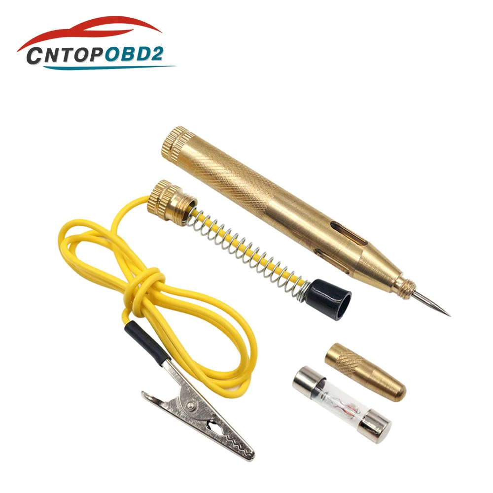 DC 6V 12V 24V Car Circuit Tester Pen Auto Circuit Voltage Test Lamp Probe Light System Test Probe Lamp For Car Truck Motorcycle