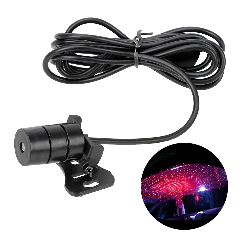 Red Starry Sky Ceiling For Car USB Light LED Strip Decorative Interior Ambient Lamp Projector Caravan RV Automotive Accessories