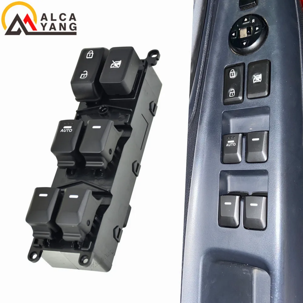New Car Front Left Drive Side Power Window Control Switch Button for Kia Rio (4Door) 2012-2015 93570-1W155