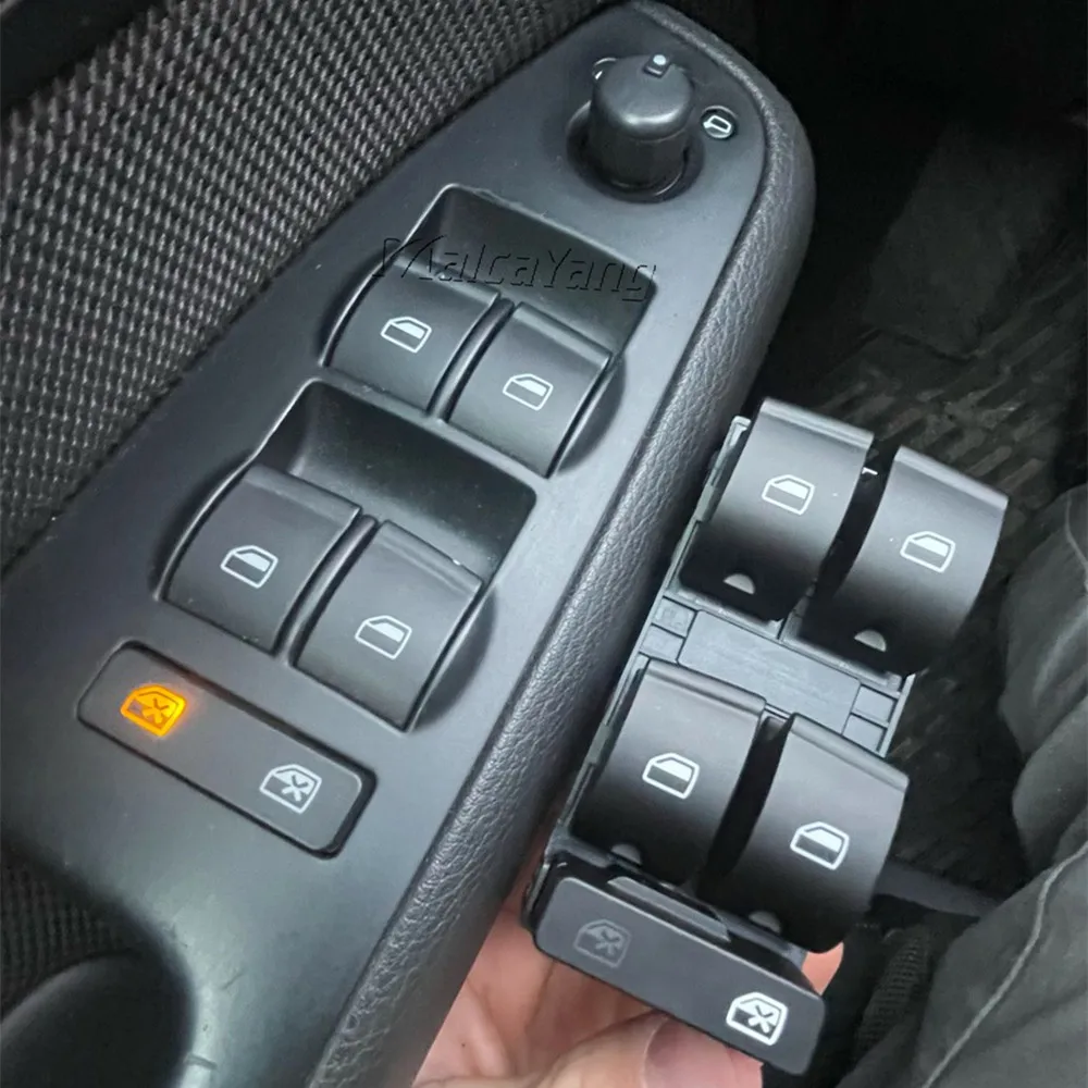 8E0959851 For Audi A4 B6, B7 Driver Side Electric Master Window Control Switch 8E0959851B 8E0959851D 8E0 959 851 B / D 5PR