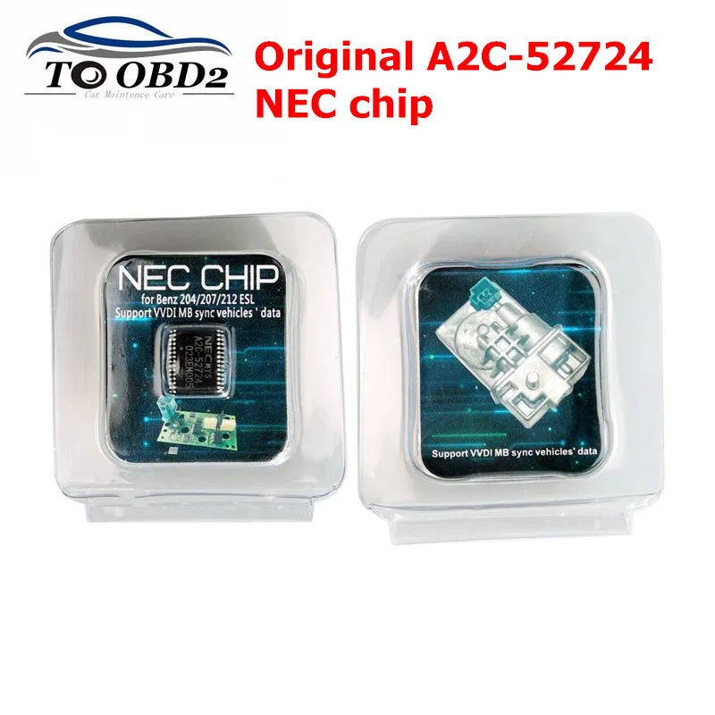 Transponder A2C-45770 A2C-52724 NEC chips for Benz W204 207 212 for ESL ELV Original A2C 45770/52724 NEC chips for Mercedes