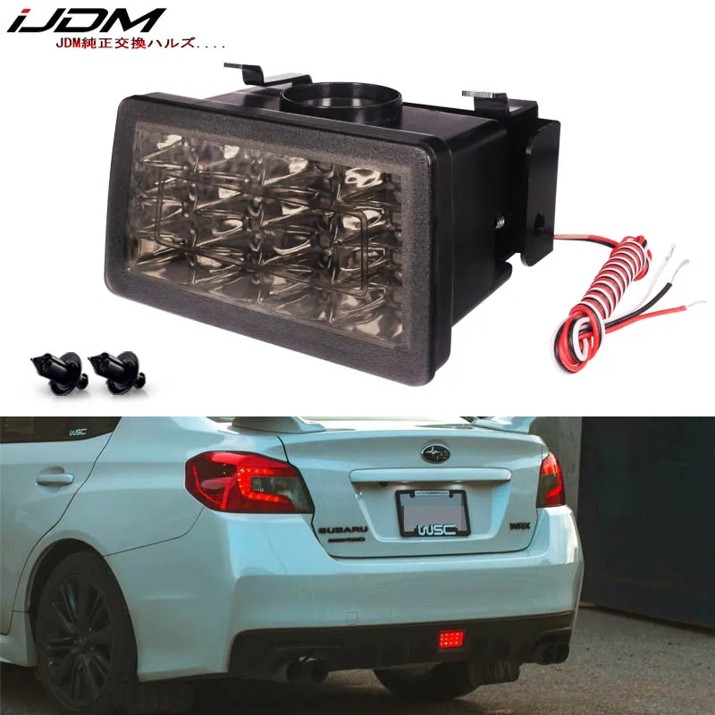 iJDM 3rd 4th All-In-One LED Rear F1 Style strobe LED For Subaru WRX/STi Impreza XV Crosstrek  Rear Fog Light, Tail/Brake Light