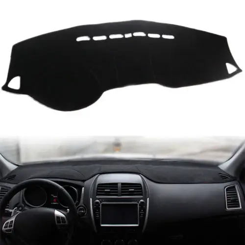 BBQ@FUKA New Car Styling Nylon Car Dashboard Cover Dashmat Dash Mat Fit For Mitsubishi ASX RVR Outland Sport Car Model 2011-2017
