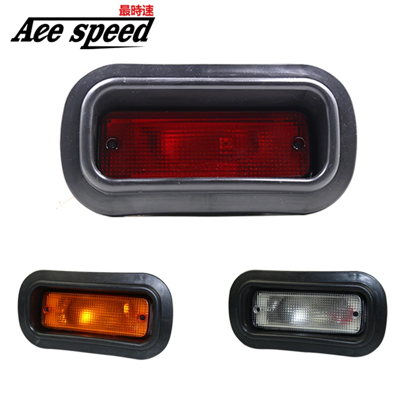 Universal For HONDA-CIVIC-DEL-SOL-CRX-EF-SI-JDM-EDM-CUSTOM-RED-LENS-REAR-BUMPER-FOG-LIGHf1