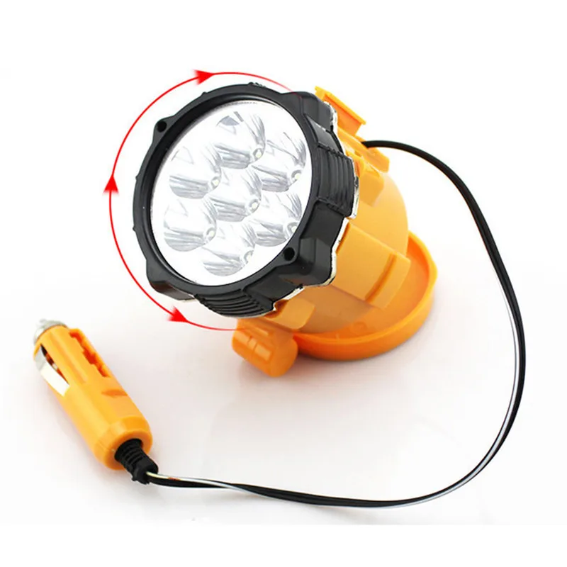 12V Universal Car Emergency Lights 7 Lamps LED Mini Magnetic Car Repair Work Spotlight Light Lighter Magnetic Auto Car Tool