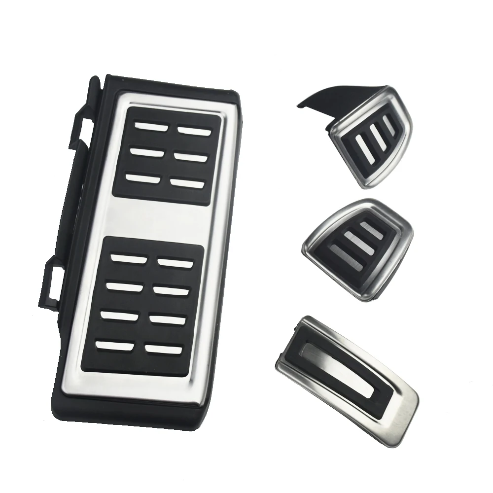 Stainless Steel Pedal Cover For VW GOLF 7 8 GTi MK7 Lamando POLO A05 Passat B8 Skoda Rapid Octavia 5E 5F A7 2014+