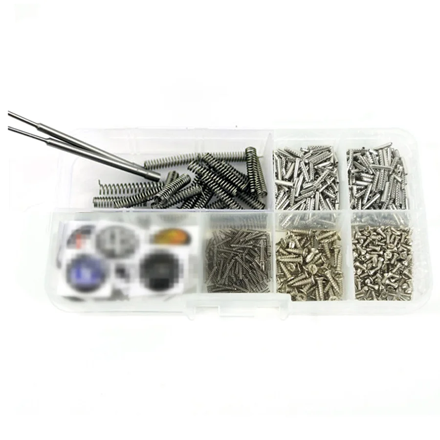 Car Flip Remote Key Accessories Repair Tool Fixed Pins Screws Set Lock Pin Spring Peg Universal 692Pcs