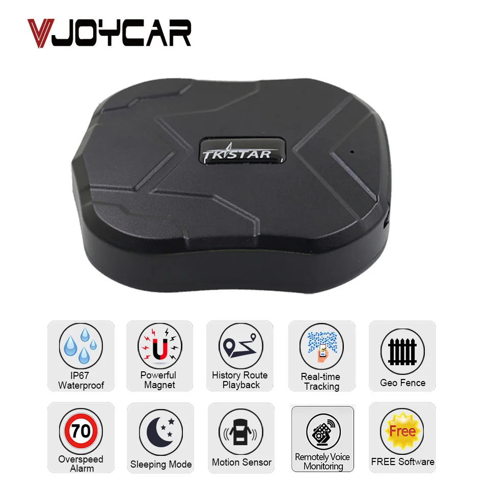 TK905 Car GPS Tracker Waterproof Magnet 90 Days Long Battery Life 2G TKstar GPS Locator Vehicle Tracking Fleet Management Device