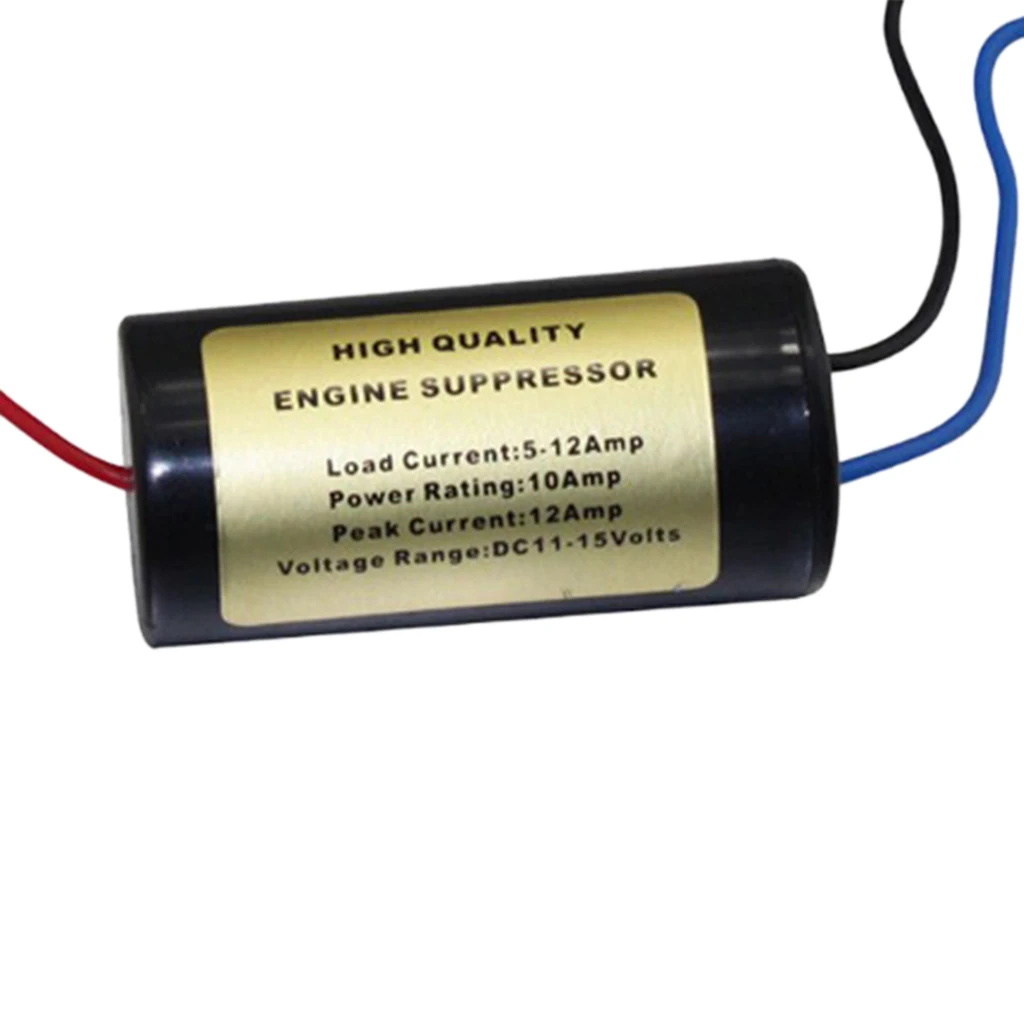 Universal 12v 12a Noise Audio Filter Kill Hum Engine Wine 12v Dc Car Stereo Installation For Your Alternator, Plug Wires