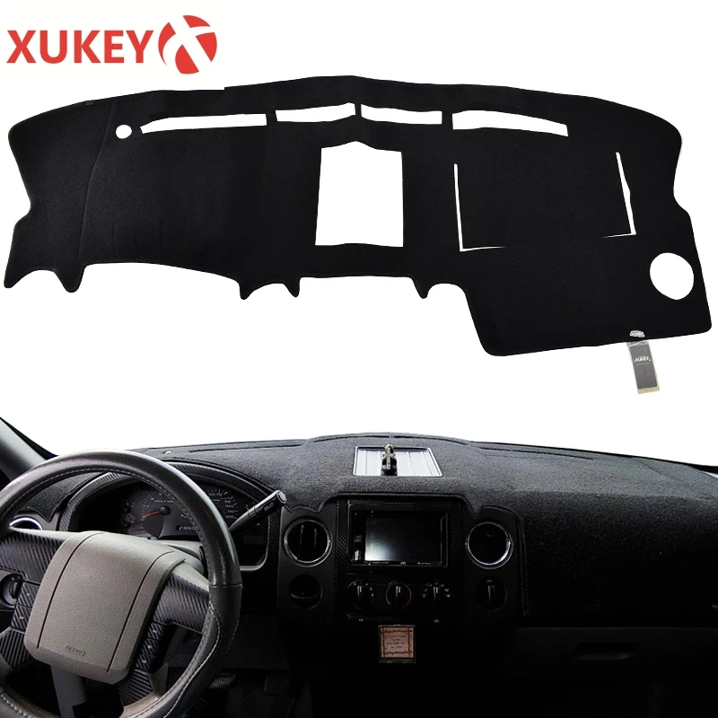 Car Dash Mat For Ford F150 F250 F350 F450 F550 1992 - 2020 Dashmat Dashboard Cover Protective Sheet Carpet Styling 1993 1996