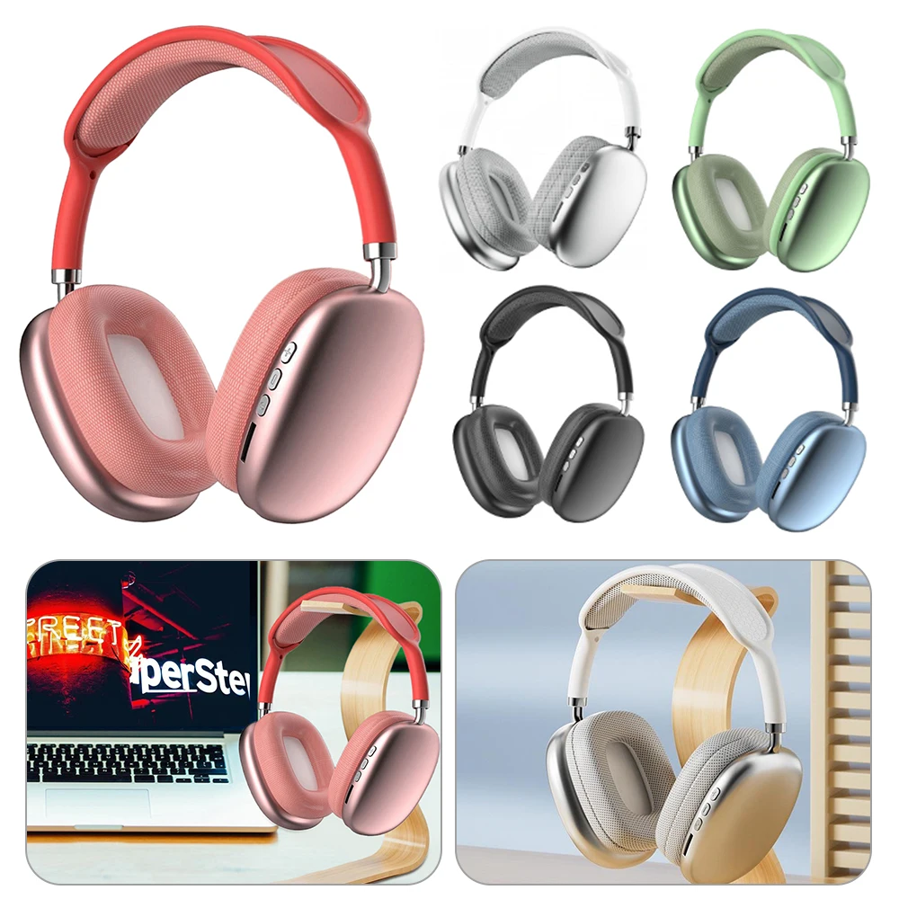 P9pro Max Gaming Headset Foldable Bluetooth5.0 Over-Ear Headphone Noise Reduction Automatically Shutdown for 5Min Not Connected