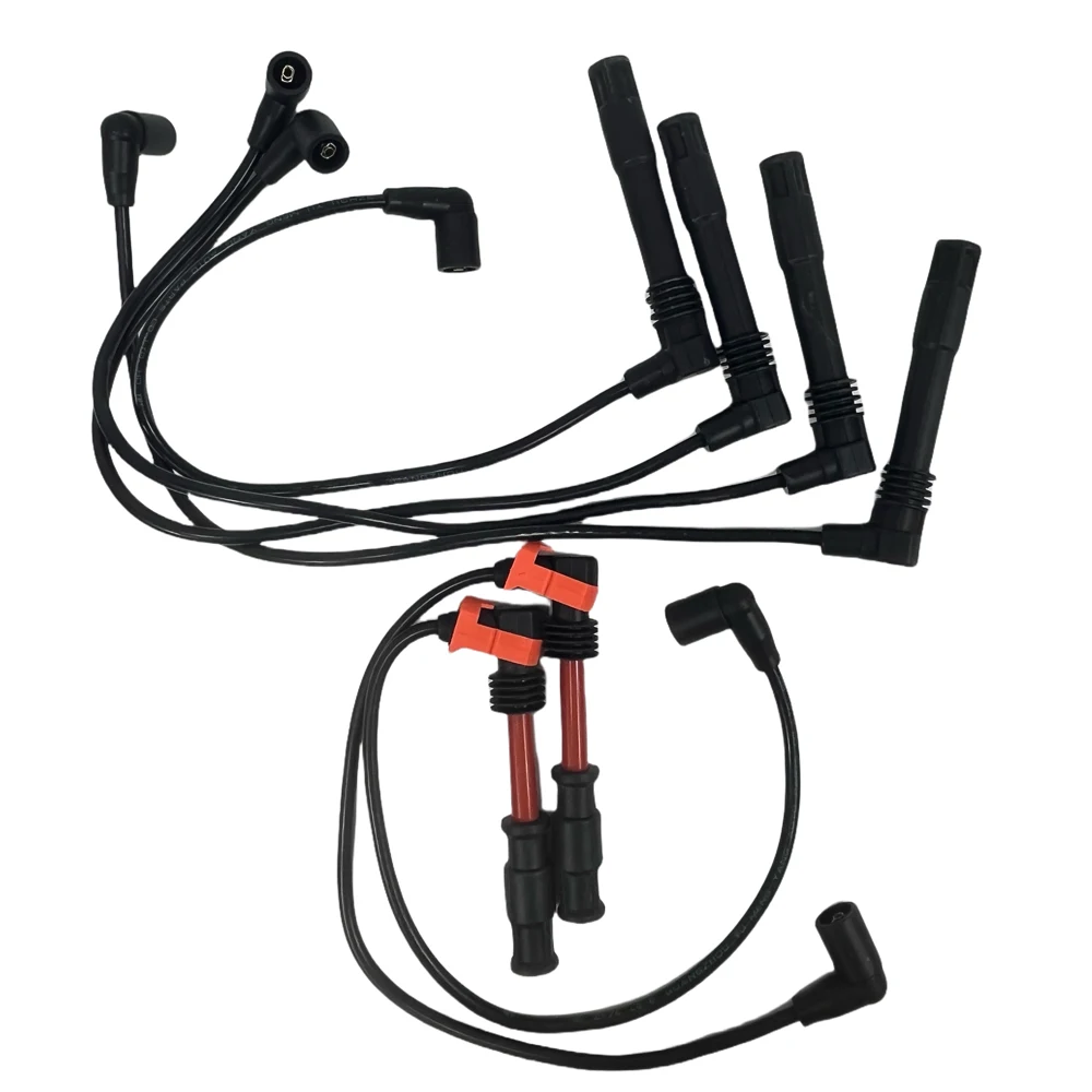 Ignition Cable Kit For Audi A6 C5 2.4L 2.8L A4 B5 VW Passat Skoda Superb Spark Plug Wire Set Accessories 078-905-113 078905113