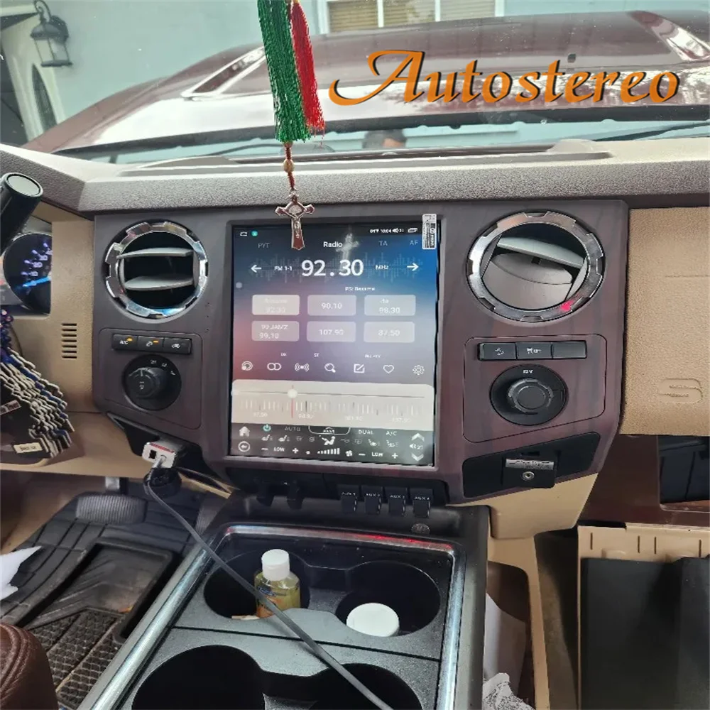 Qualcomm Android11 Tesla Screen For Ford F250 F350 Heavy Duty Truck Car GPS Navigation Auto Multimedia Player Head Unit Carplay