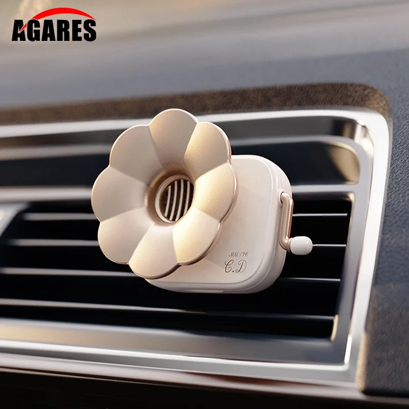 Creative Car Air Freshener Fashion Vintage Phonograph Design Diffuse Outlet Fragrance Auto Car Accessories Interior Perfume Gift
