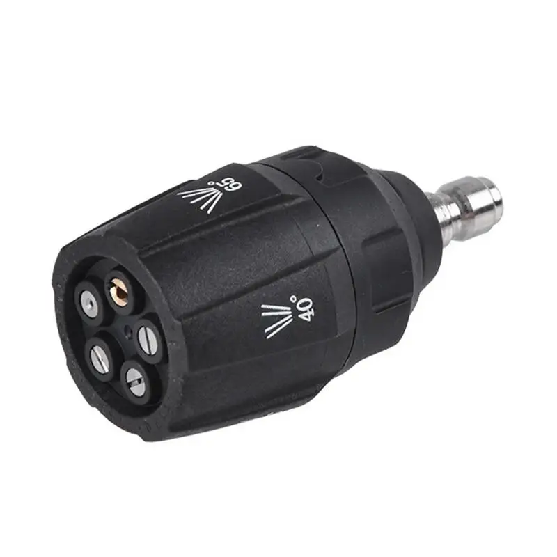 Pressure Washer Nozzle Multiple Degrees Car spray patterns Washer Light Weight Frequently Watering Rinse Soap Nozzle Tip