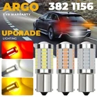 2X 382 P21w Ba15s Led Xenon Reverse White 1156 Indicator Fog Brake Light Bulbs 12v