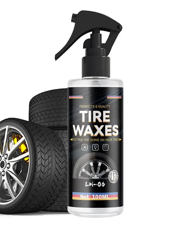 Car Tyre Gloss Wheel Dressing Cleaner Tire Coating Spray Hydrophobic Sealant Wax Car Wheel Auto Care Re-black Chemistry Filler