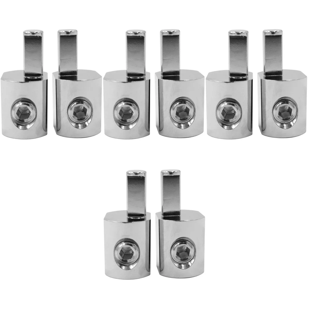 4 Pairs Input Adapter 1/0 AWG to Gauge Reducer Car Audio Amplifier High Power Wiring Kit Aluminum Cable Offset Reducers Supply