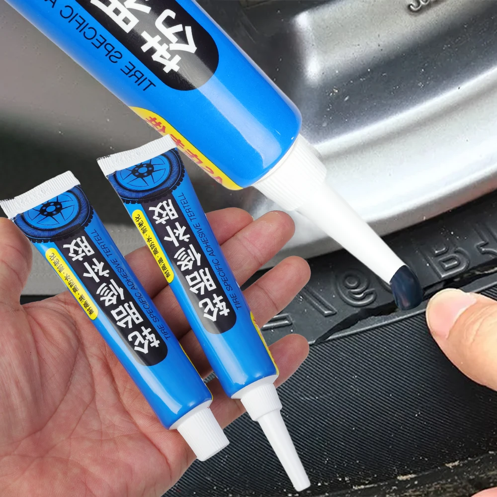 30g Car Seal Tire Glue Crack Repair Adhesive Rubber Bonding Glue Sidewall Puncture Tire Repair Kits Multifunctional Instant Glue