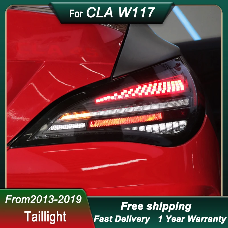 Car Taillights For Mercedes Benz CLA W117 13-19 full LED DRL Daytime Running Dynamic Turn Signal Brake Reverse LED Tail Lights