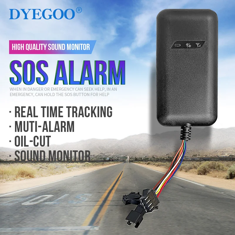 DYEGOO GT06 GT02N  Vehicle Car Motocycle GPS Tracker High Speed Platform Muti-Alarm Voice Monitor SOS Alarm