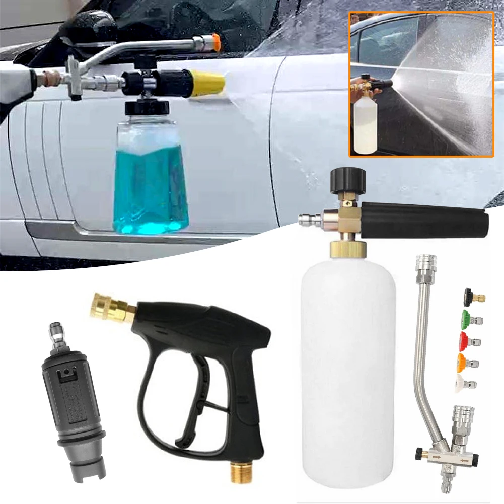Power Washer Soaps Attachment With Dual Tips Pressure Washer Wand For Pressure Washer