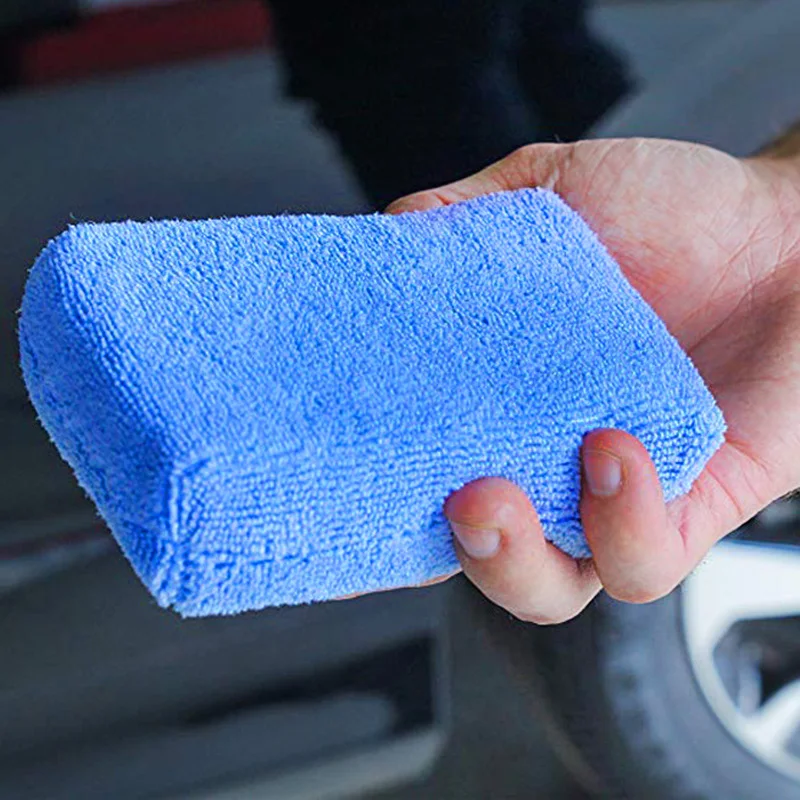 1 Pcs Car wash sponge Automobile wheel hub cleaning cotton Car wash foam cotton block Towel cloth cotton piece