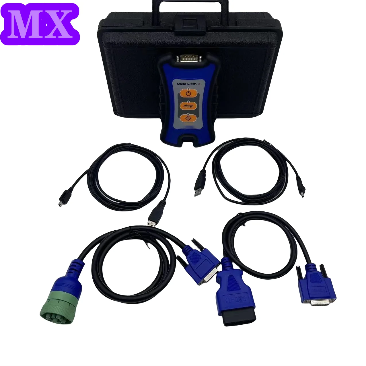 For NEXIQ3 USB LINK 2 Vehicle Diagnostic Truck Diag Diesel Scan Full Cables J1939 Adapters Better Than DPA5 USB N3 125032