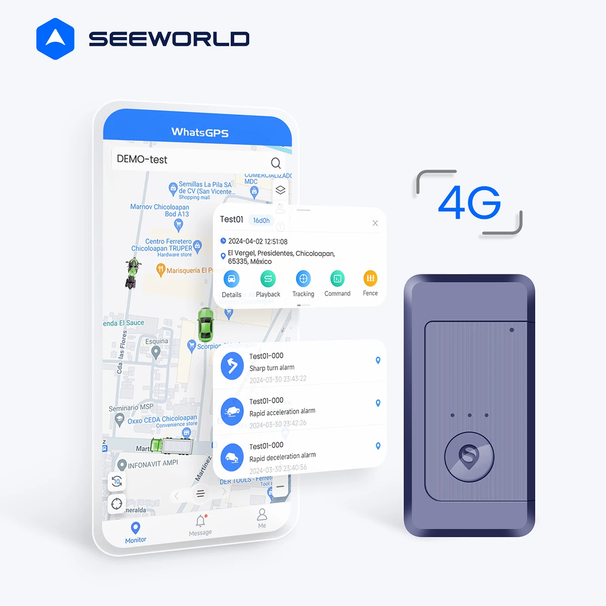 Free APP GPS Tracking Systems Long Standby Strong Magnet Real-time Location Tracker GPS with Microphone S21L