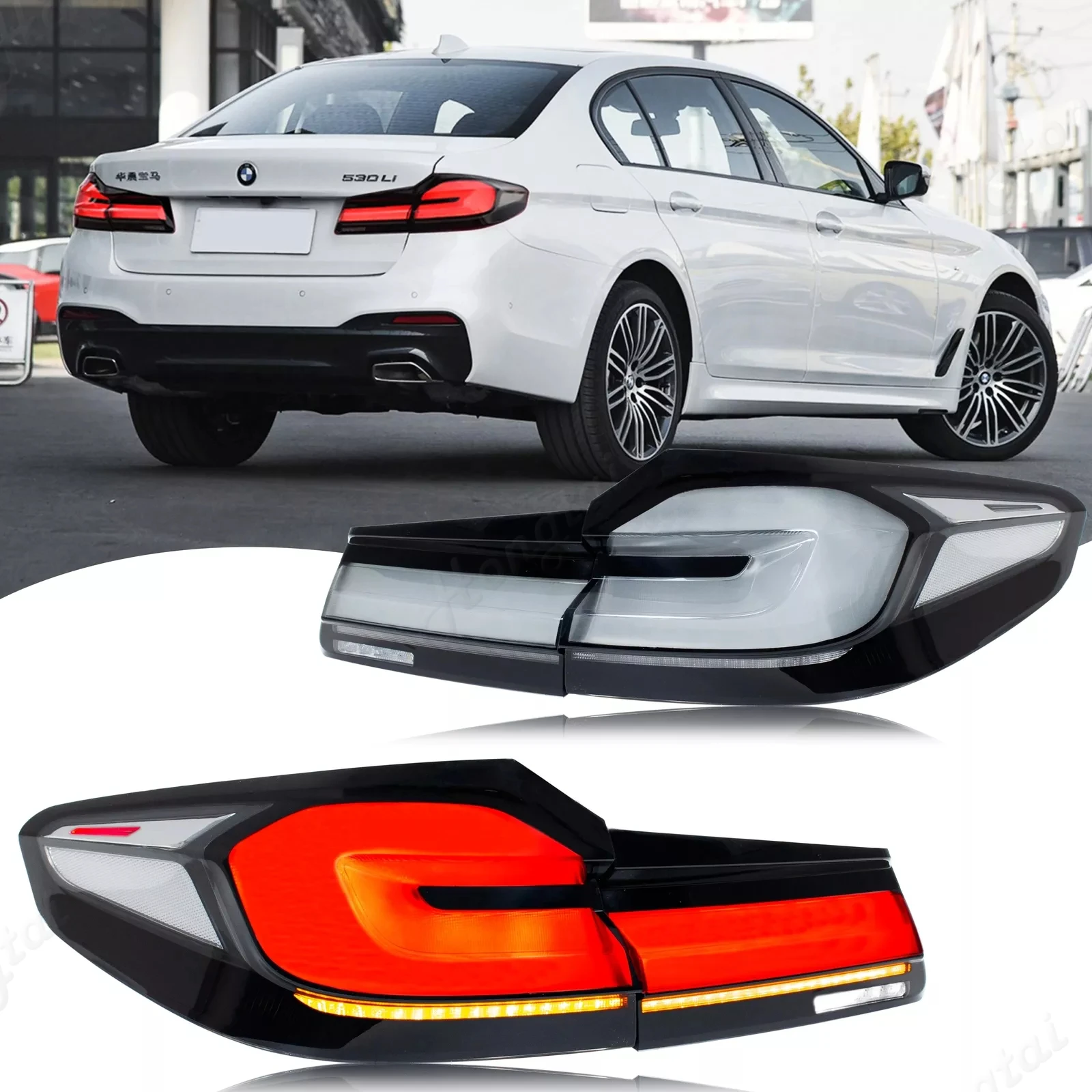 Taillight Assembly LED Dynamic Tail Light For 2011-2017 BMW 5 Series 520i 530i 535i  535d 550i GT F10 F18 M5 LCI G30 brake light