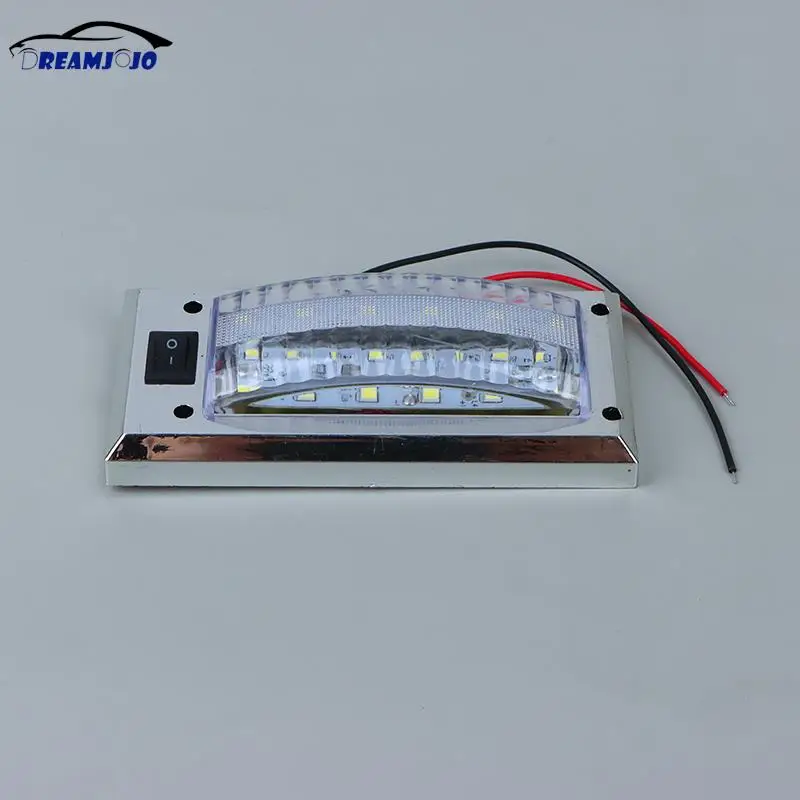 LED Panel Light Car Interior Reading Lamp High Brightness Cabin Lights 12V-24V for Van Truck RV Boat Camper Lights Switch On Off