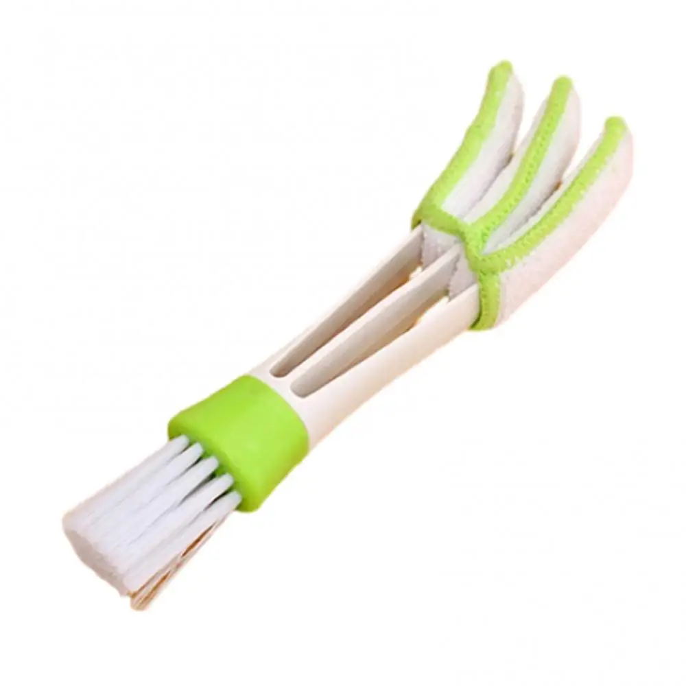 Car Air-Condition Vent Outlet Cleaner Double Ended Auto Keyboard Dust  Computer Clean Tool Blinds Dirt Duster Brush