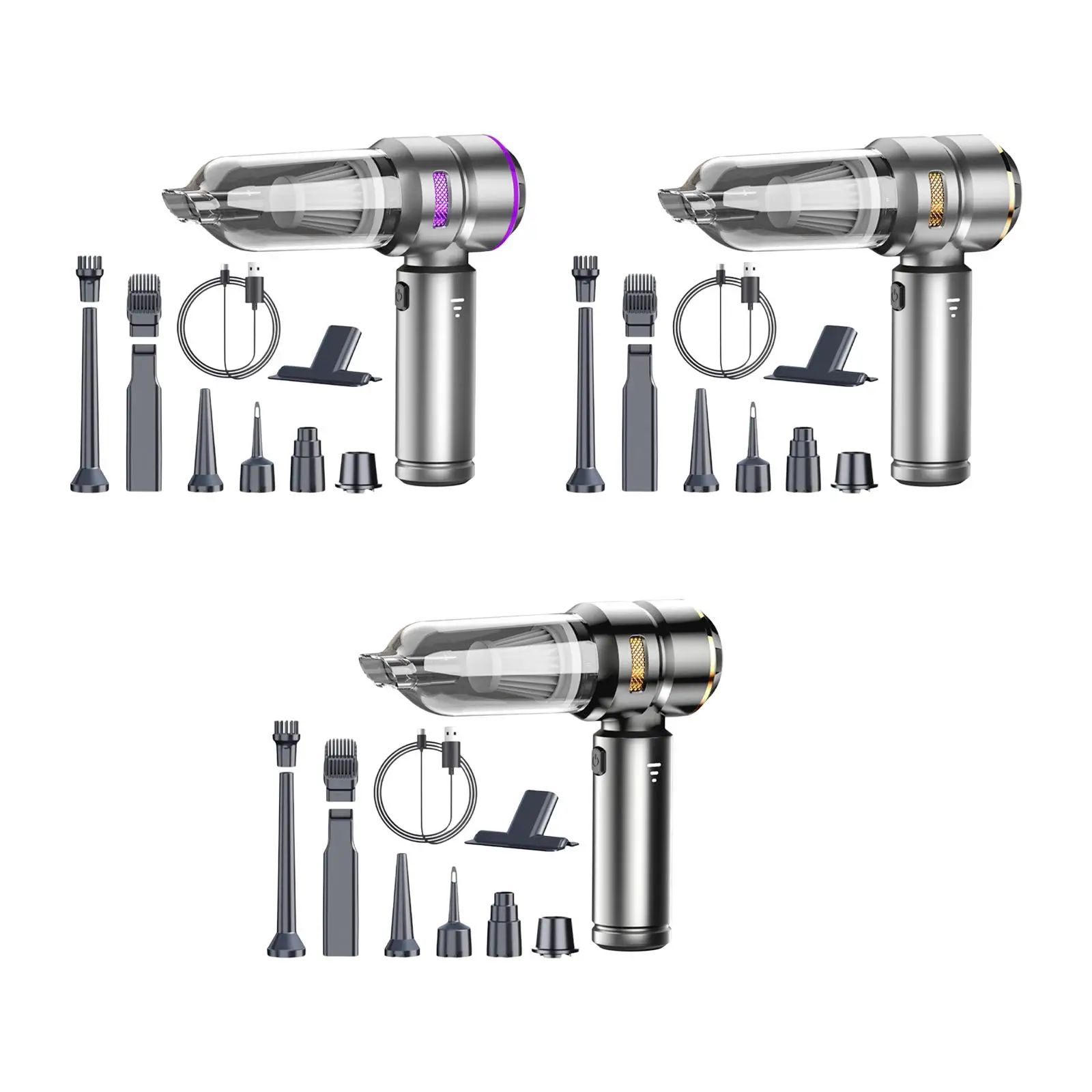 Car Vacuum Cleaner High Power Car Accessories Cleaning Brush Dust Removal Duster for Carpet Office Home Pet Hair Keyboard