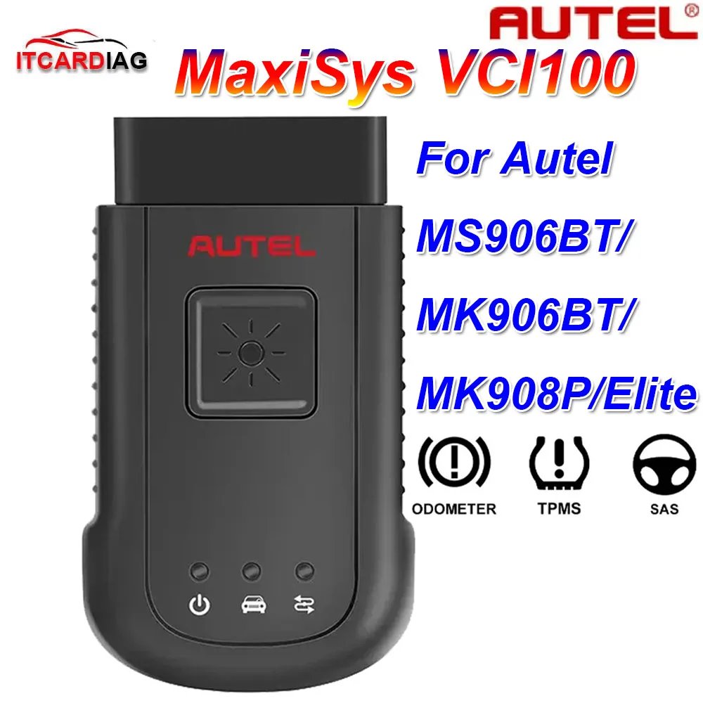 Autel Maxisys VCI100 VCI 100 Wireless Diagnostic DLC Bluetooth Vehicle Communication Interface MaxiVCI V100 for Autel MS906BT