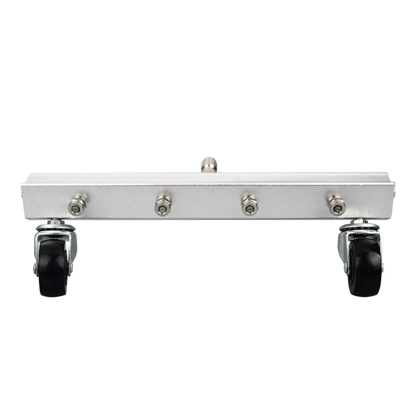 16 Inch Power Pressure Accessories Surface Cleaner Attachments For Water Pressure Washers Broom Attachment With 4 Nozzles And La