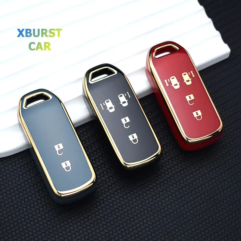 2/4Button Car Key Case For Honda New NBOX Custom JF3/JF4 N-BOX JF1/JF2 N-BOX+ Plus N Wagon N-One Smart Remote Fob Cover Keychain