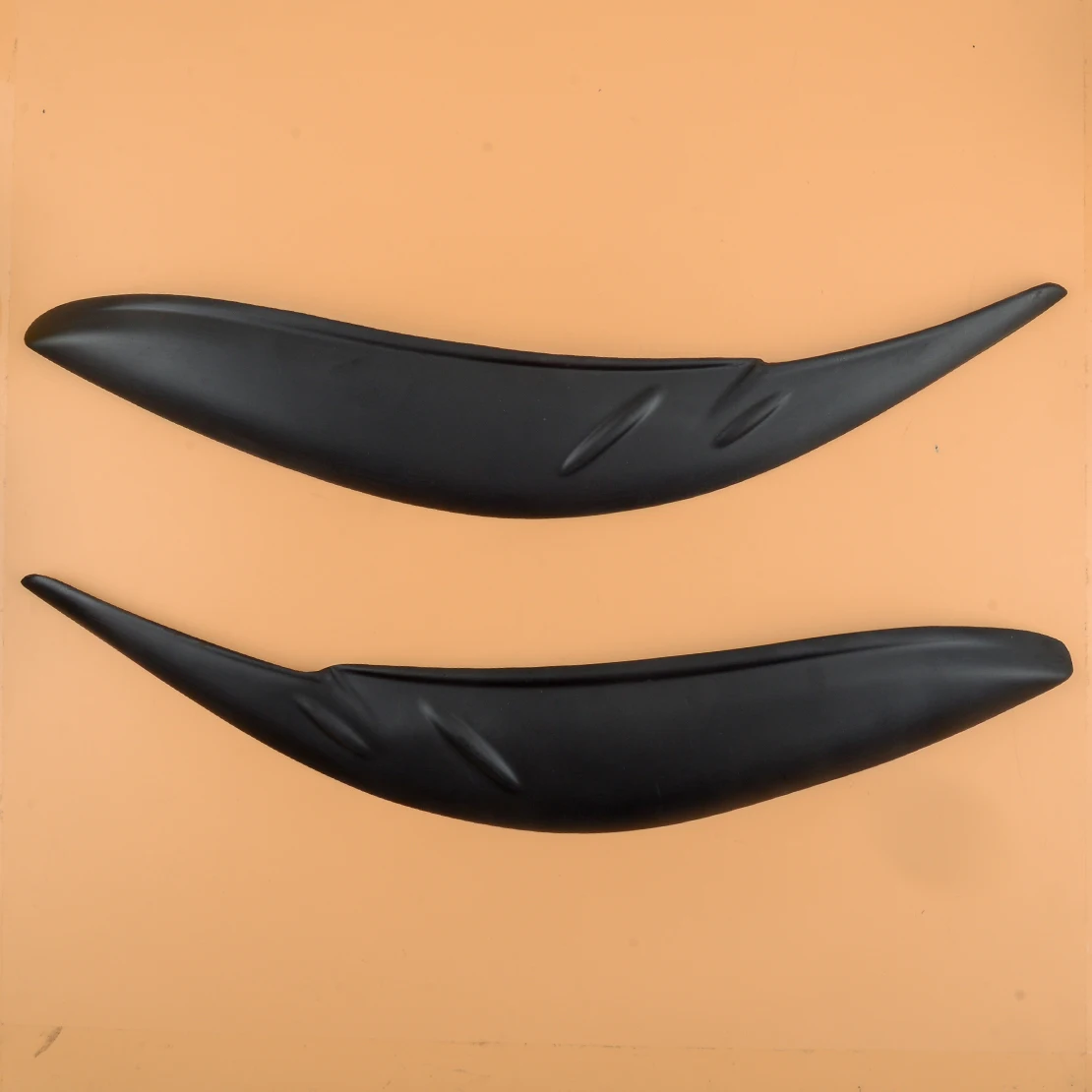 2Pcs/Set Car Black Headlight Eyebrows Eyelids Cover Trim Fit For Toyota Sienna LE SE 2011 2012 2013 2014 2015 2016 2017-2020