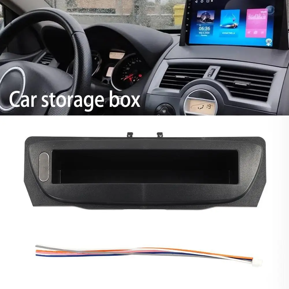 For Renault Fluence 2009-2013 Car Radio Panel Player Audio Frame Dashboard Car Frame Fascia Storage Box Lower Screen Frame Panel