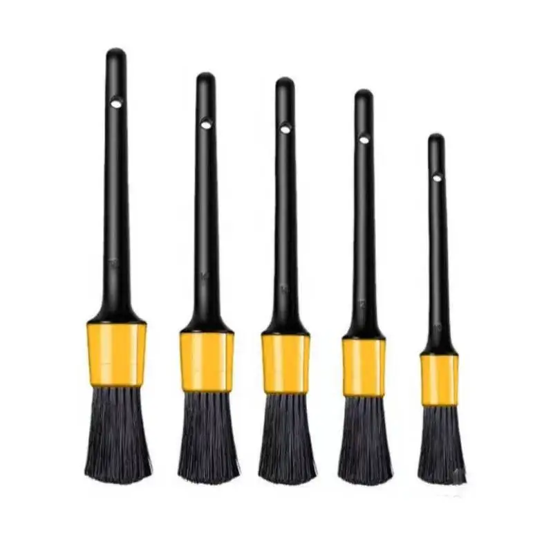 1/5PCS Car Detailing Brush Set Cleaner for Cleaning Interior Trim Exterior For Cars Dashboard Air Vent Wheel Cleaning Brush