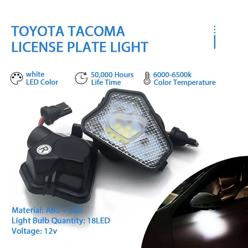 White Led Under Side Mirror Puddle Light For Mercedes B Class W242 W246 2012-2017 Car Interior Accessories