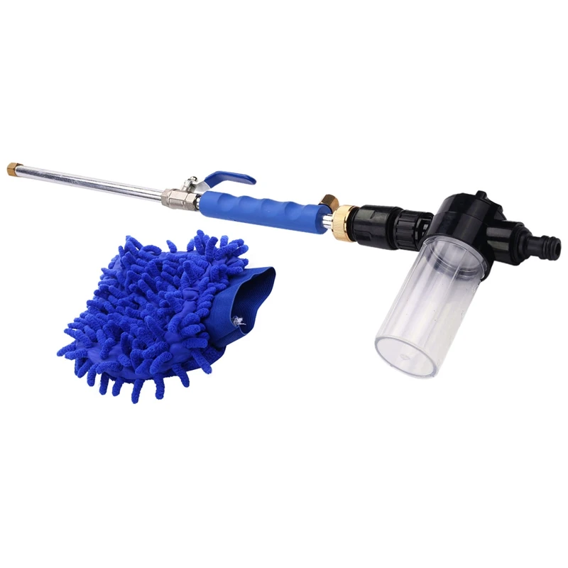 Jet Power Washer 30 Inch Extendable Flexible Deep High Pressure Car Washing Wand Garden Water Hose Sprayer Nozzle Tips Attachmen
