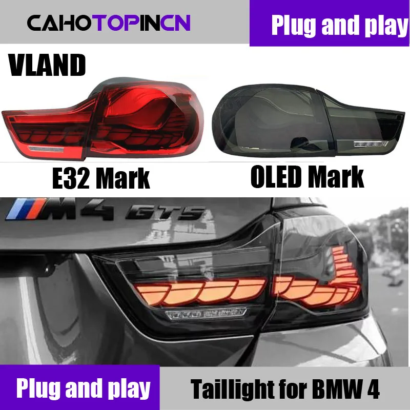 Taillight Assembly For BMW 4-series F32 F33 F36 M4 F82 F83 LED Running Light Sequential Turn Signal 418 420 430 LED Taillight