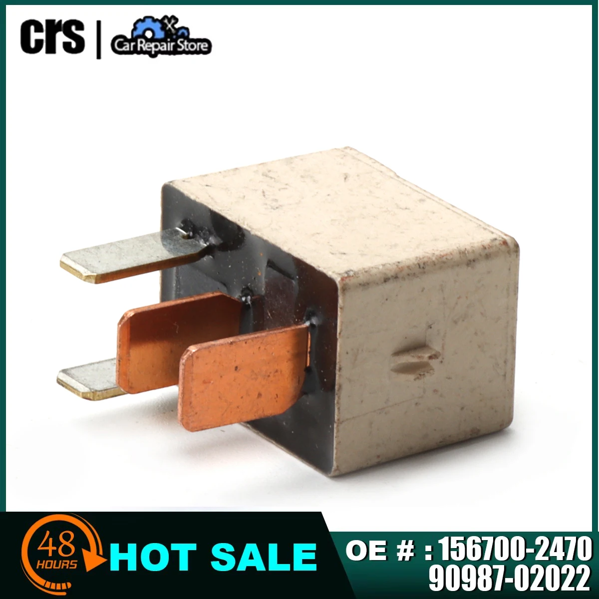 Refurbished OEM # 90987-02022 156700-2470 12V A/C Compressor Clutch Relay for Toyota for Lexus for Scion Replacement Accessories