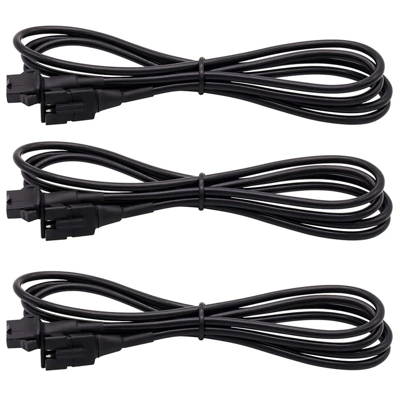 1/2/3/4 PCS 47 inch Extension Cables for Use with LED Rock Lights  RGB NEON Accent Kits for LED Motorcycle ATV SUV Car
